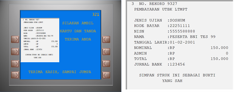 Receipt Pembayaran